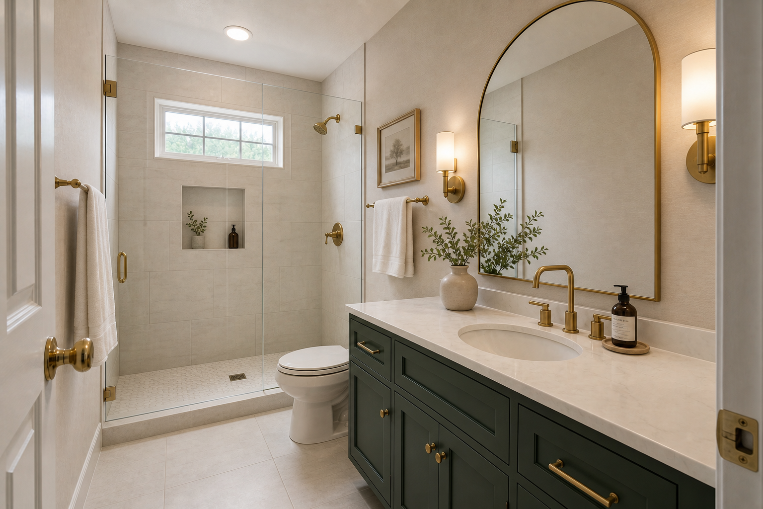 Bathroom vanity countertop